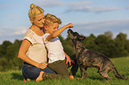 humans with Terrier-Mongrel