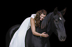 bride and horse