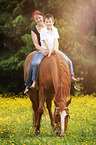 riders on Quarter Horse