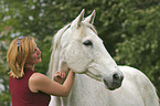 woman with horse